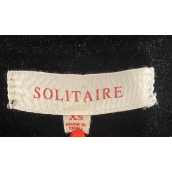 Black Velvet Red‎ Floral Embroidered Neckline Flare Bell Sleeve Mini Dress XS - Picture 7 of 9